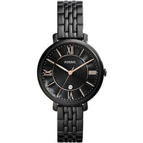 Horlogeband Fossil ES3614 Staal Zwart 14mm